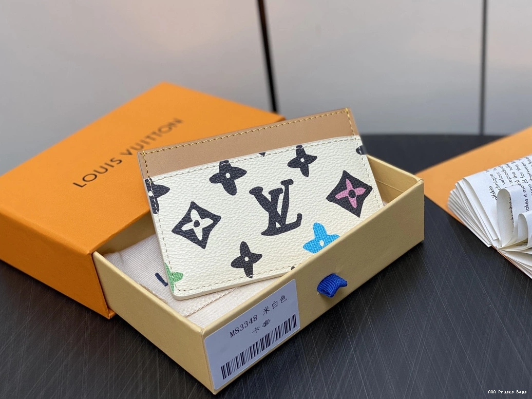 AAA Pruses Bags HOLDER-11*7*0.5cm CARD LOUIS VUITTON 0712